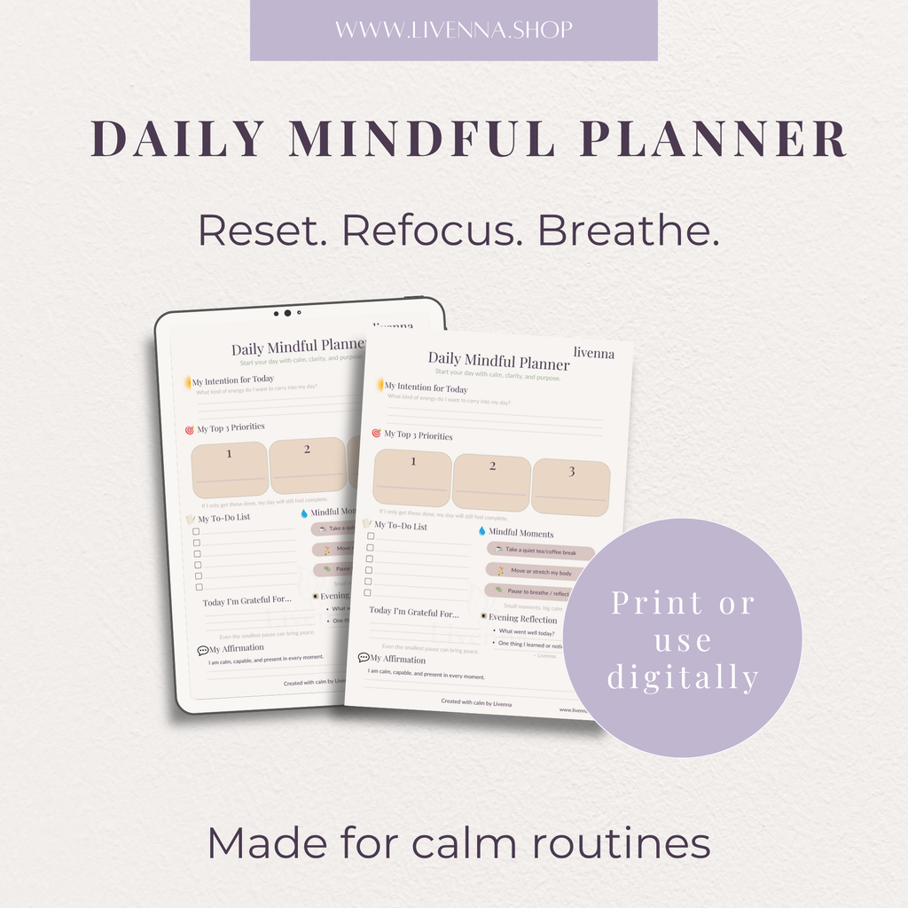 Livenna's Daily Mindful Planner