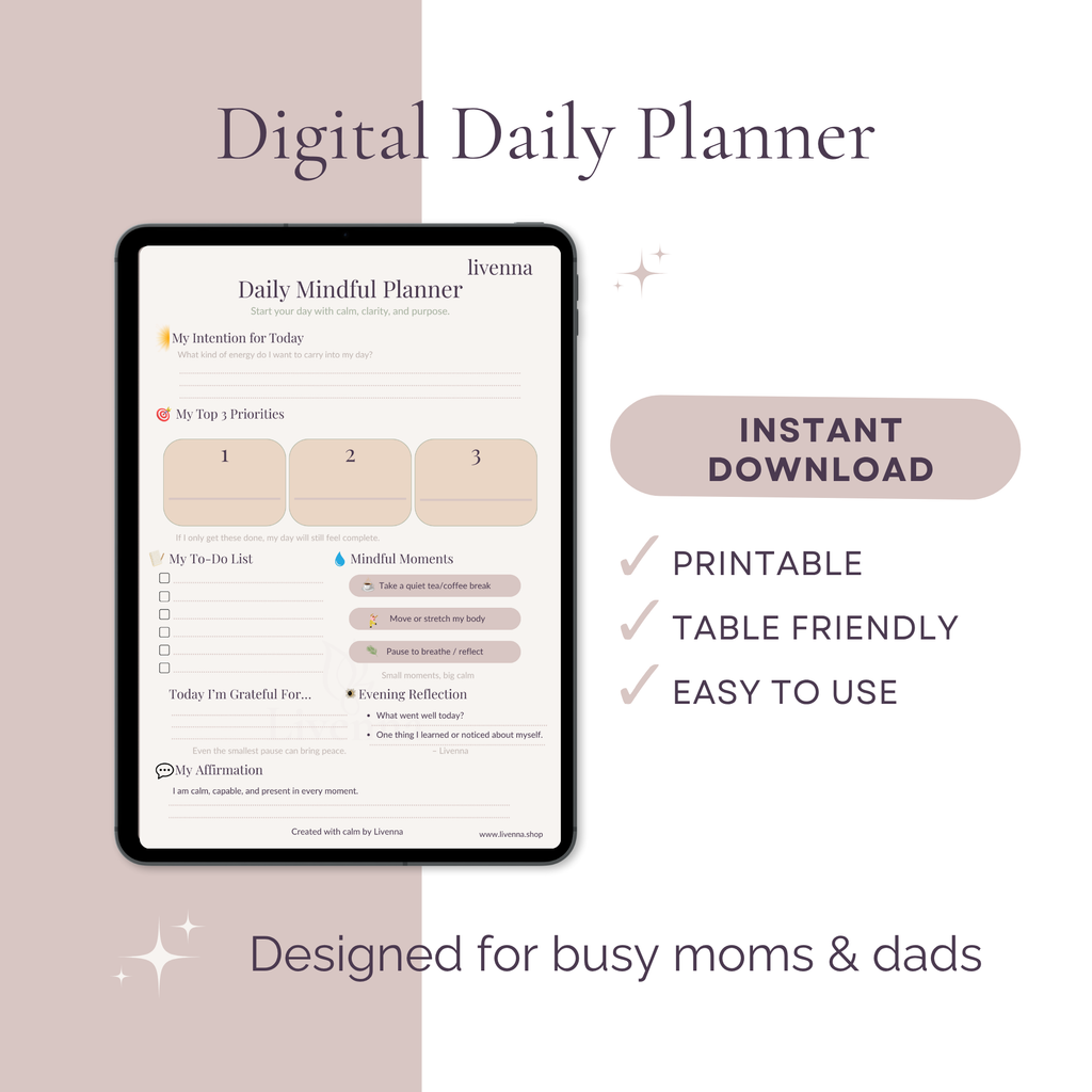 Livenna's Daily Mindful Planner